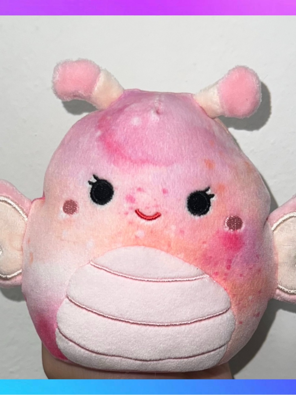 Squishmallows Butterfly Tie Dye NWOT